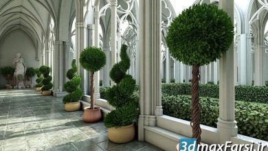 دانلود رایگان آرچ مدل Archmodels vol.75 : مدل سه بعدی گلدان