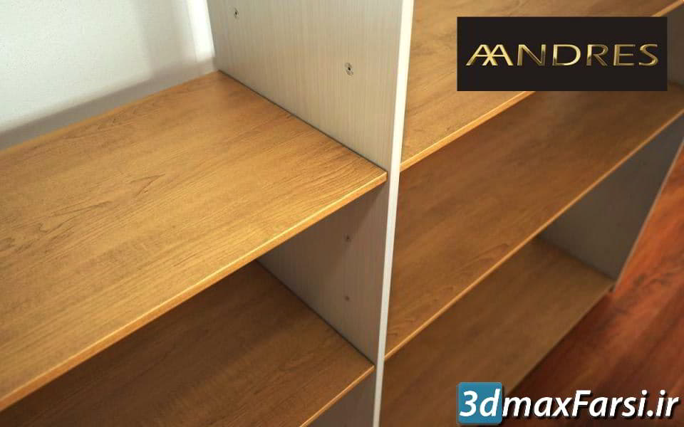 آرچ مدل Archmodels vol.80 : مدل سه بعدی قفسه مدرن و کلاسیک مینیمال