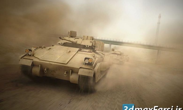 دانلود رایگان آرچ مدل Archmodels vol.84 : مدل سه بعدی ماشین نظامی