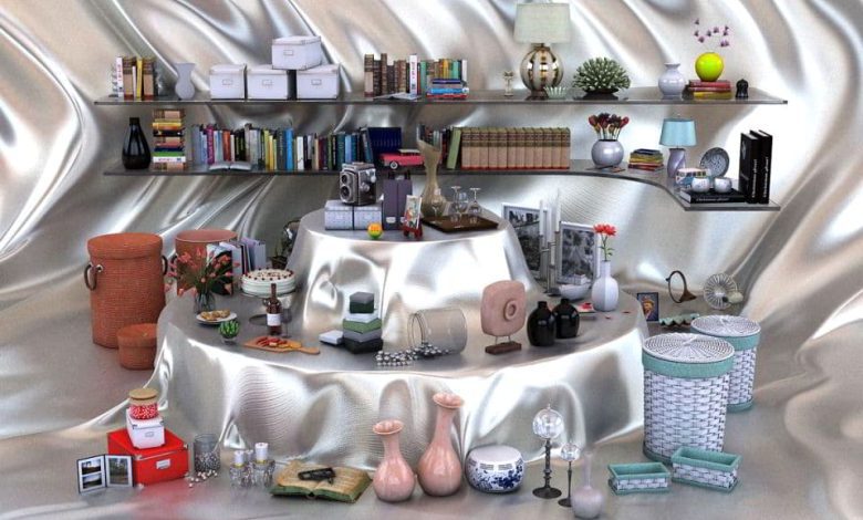 آرچ مدل Archmodels vol.120 : مدل سه بعدی ست تزئینی دکوری