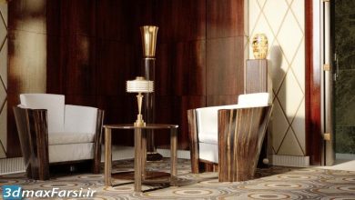 آرچ مدل Archmodels vol.142 : مدل سه بعدی مبلمان هنری دکو