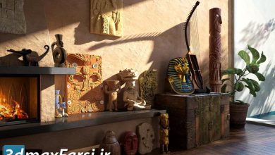 آرچ مدل Archmodels vol.221 : مدل سه بعدی لوازم داخلی عجیب و غریب تری دی مکس
