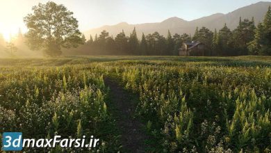 دانلود رایگان آرچ مدل Archmodels vol.226 : مدل سه بعدی گل و بوته لو پلی