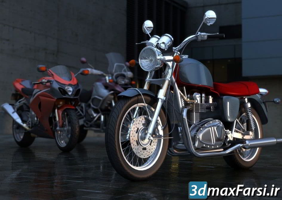 آرچ مدل Archmodels vol.93 : مدل سه بعدی موتور سیکلت