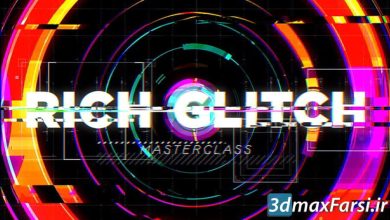 آموزش ساخت افکت گلیچ افترافکت Rich Glitch by Eduard Mikhailov