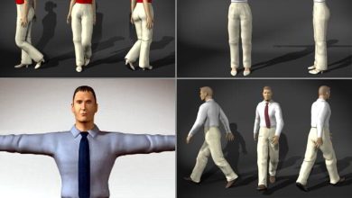 دانلود پرسوناژ انسان Dosch 3D Humans