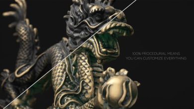 متریال سینمافوردی The Pixel Lab – Octane Texture Pack 3: Procedural Edition