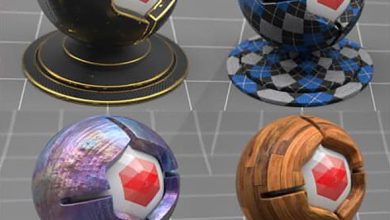 متریال سینمافوردی The Pixel Lab – Redshift C4D Material Pack