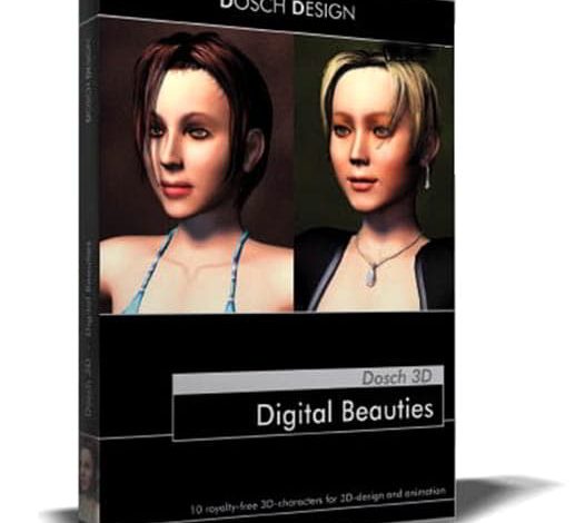 مدل سه بعدی و کاراکتر انسان Dosch 3D: Digital Beauties