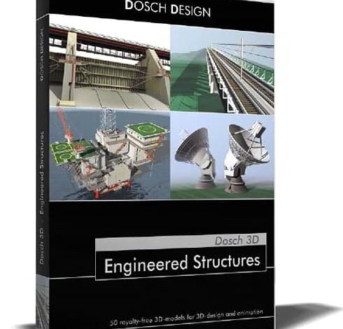 مدل سه بعدی ساختمان Dosch 3D: Engineered Structures