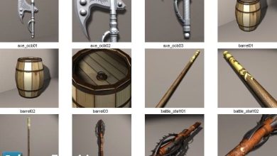 مدل سه بعدی : فانتزی باستانی Fantasy Objects Ancient Objects