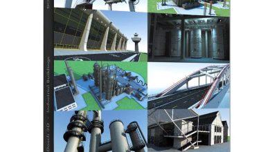 مدل سه بعدی ساختمان صنعتی Dosch 3D: Industrial Buildings