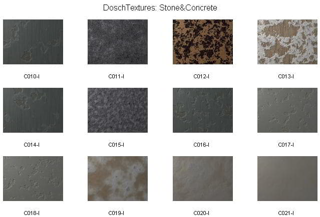 تکسچر سنگ و بتن DOSCH Textures - Stone & Concrete