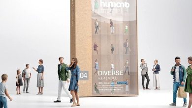 دانلود رایگان کاراکتر پرسوناژ افراد مختلف Humano 3D People Vol. 04 Diverse