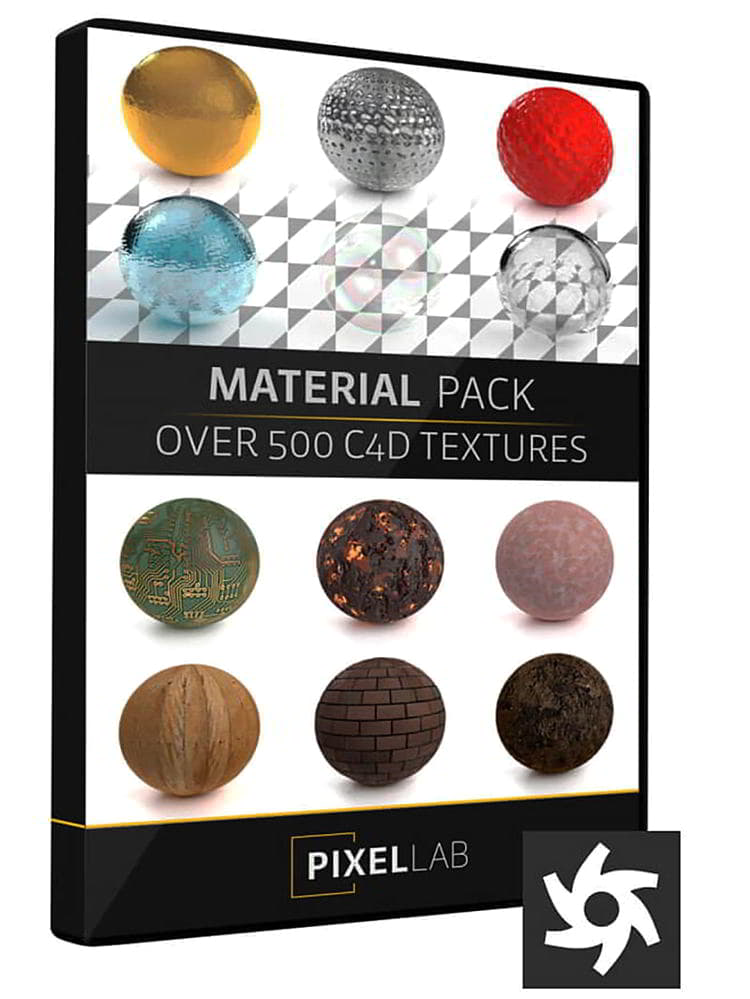 دانلود The Pixel Lab Material Pack for Octane Cinema 4D