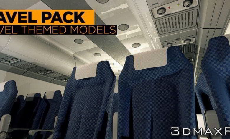 دانلود The Pixel Lab – Travel Pack for Cinema 4D