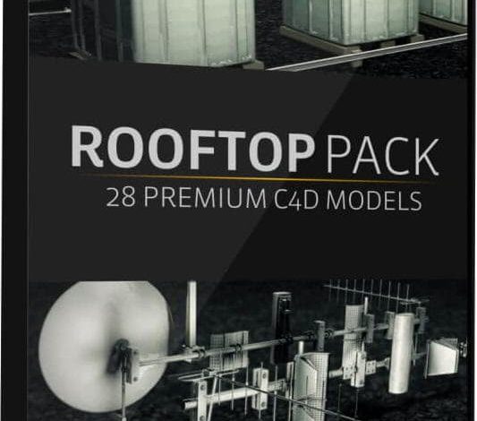 مدل سه بعدی تاسیسات پشت بام The Pixel Lab – Introducing the 3D Rooftop Pack