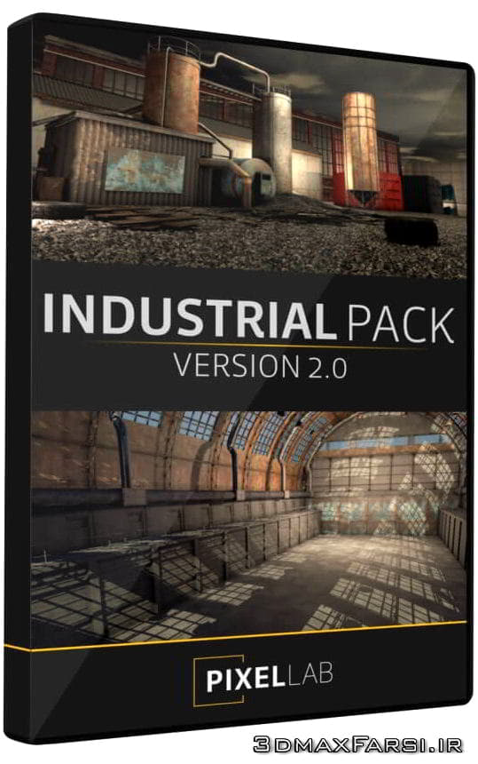 آبجکت های آماده به رندر سه بعدی صنعتی The Pixel Lab – Industrial Pack 2 for Cinema 4D