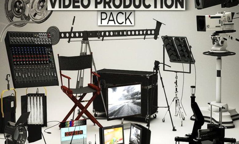 مدل سه بعدی ویدئو پروداکشن The Pixel Lab – Video Production Pack for Cinema 4D