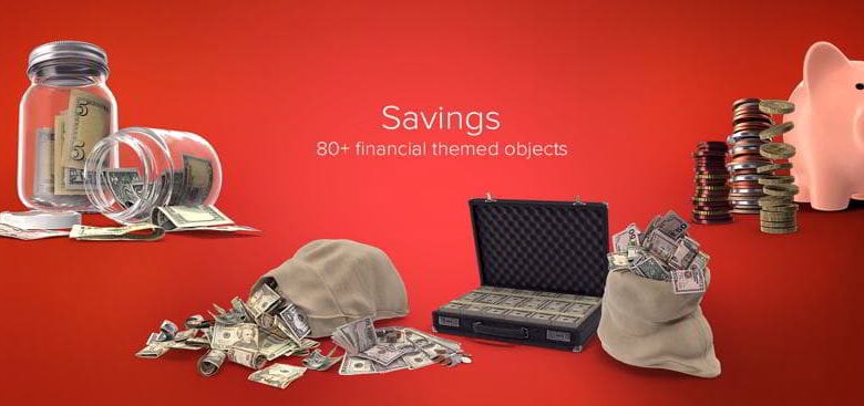 دانلود PixelSquid – Savings Collection