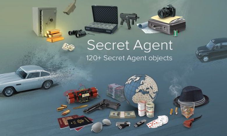 دانلود رایگان عکس گرافیکی پلیسی و مافیا PixelSquid – Secret Agent Collection
