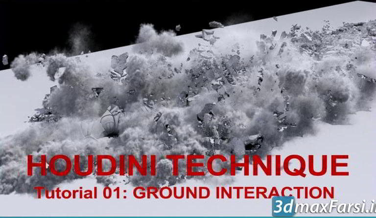 دانلود آموزش CGCircuit – Ground Breaking Interaction with character effect in Houdini