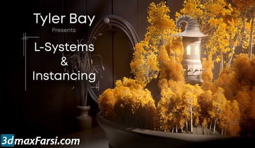 آموزش مدلسازی رویه ای هودینی CGCircuit – L-systems & Instancing : Tyler Bay