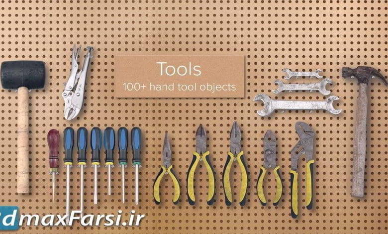 دانلود PixelSquid – Hand Tools Collection