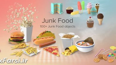 دانلود PixelSquid – Junk Food Collection