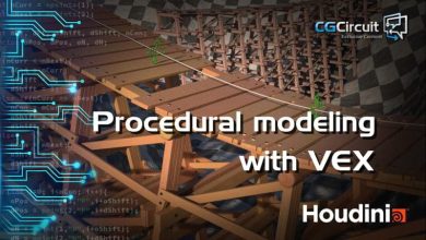 دانلود رایگان آموزش مدلسازی رویه ای هودینی CGCircuit – Procedural Modeling with VEX