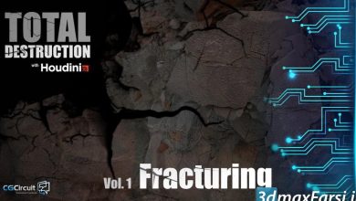 دانلود رایگان آموزش تخریب هودینی CGCircuit – Total Destruction: Vol.1 Fracturing