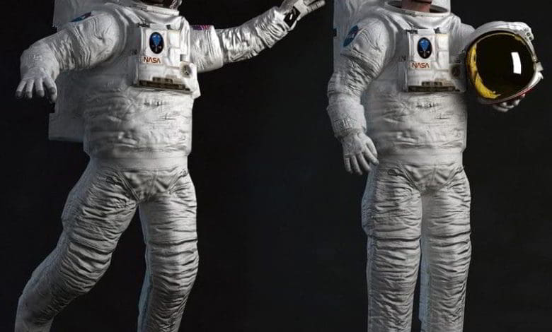 دانلود آبجکت و مدل انسان فضانورد TurboSquid – Astronaut Rigged