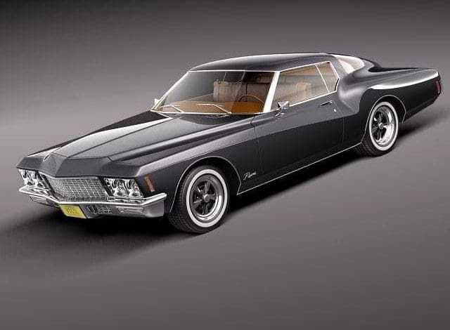 مدل سه بعدی ماشین بیوک TurboSquid – Buick Riviera GS Boattail 1971