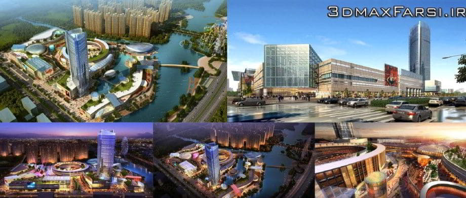 صحنه سه بعدی تری دی مکس ویری Crystal CG - Architecture Landscape Garden