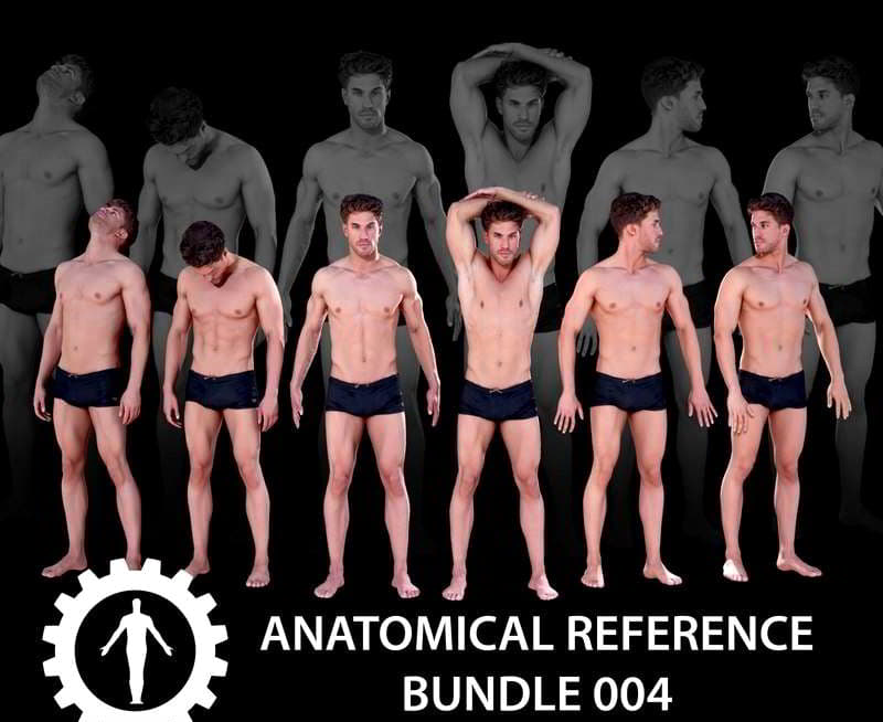 Anatomical Reference Bundle 001 People Scan دانلود کاراکتر انسان