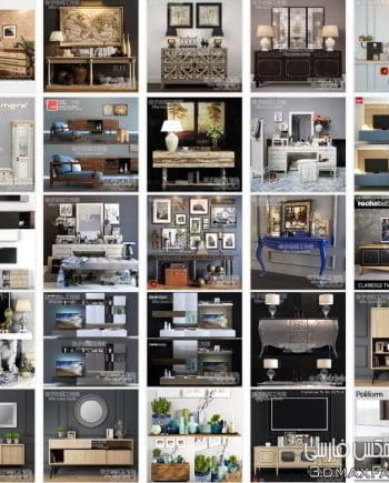 دانلود آبجکت 3DDD/3DSky PRO models به صورت لایبراری تری دی مکس ویری کرونا