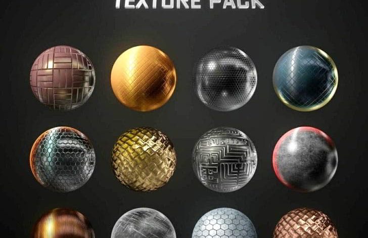 پکیج متریال آماده سینمافوردی Motion Squared – Sci-Fi Texture Pack 1.1 for Cinema 4D