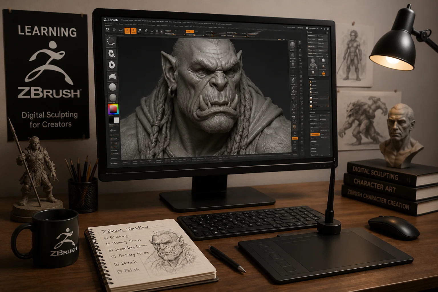 آموزش مقدماتی ZBrush