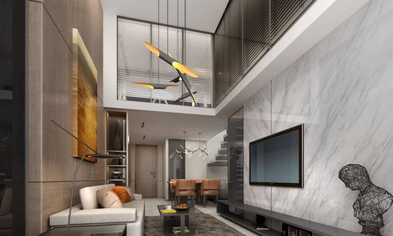 صحنه سه بعدی آپارتمان 120 (تری دی مکس+ ویری)