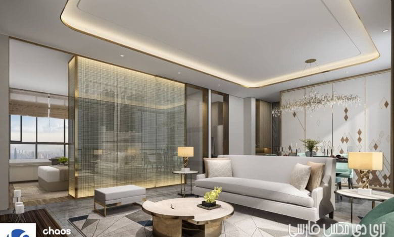 صحنه سه بعدی آپارتمان 121 (تری دی مکس+ ویری)