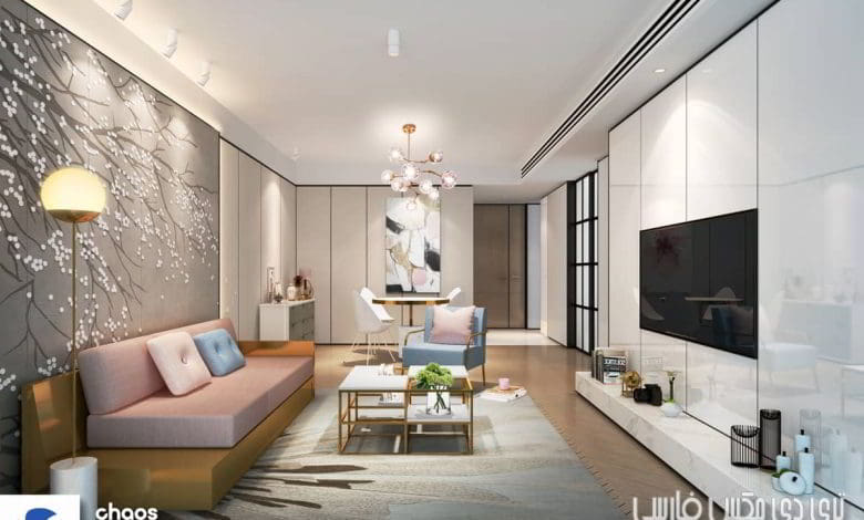 صحنه سه بعدی آپارتمان 139 (تری دی مکس+ ویری)