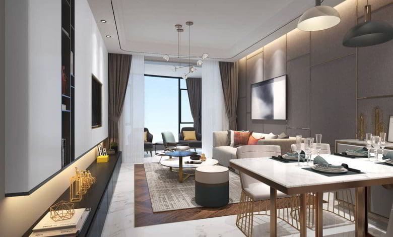 صحنه سه بعدی آپارتمان 140 (تری دی مکس+ ویری)