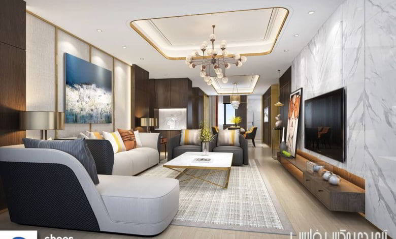 صحنه سه بعدی آپارتمان 141 (تری دی مکس+ ویری)