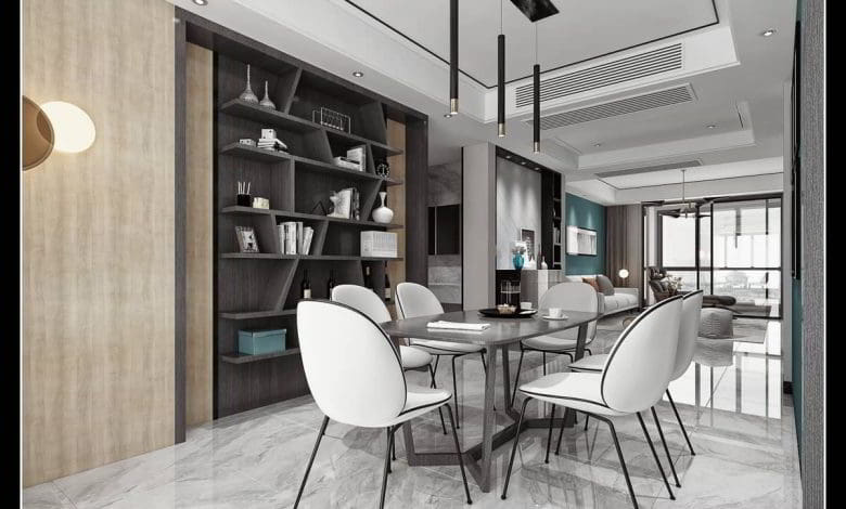 صحنه سه بعدی آپارتمان 147 (تری دی مکس+ ویری)