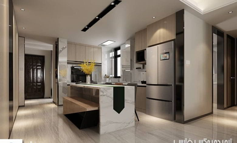 صحنه سه بعدی آپارتمان 171 (تری دی مکس+ ویری)