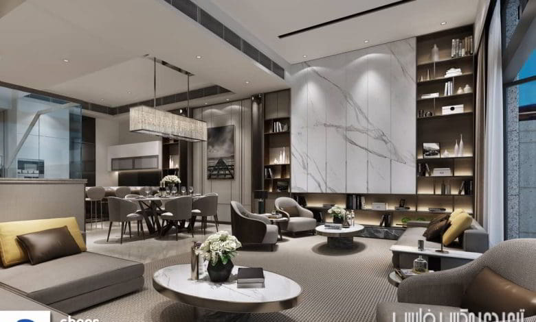 صحنه سه بعدی آپارتمان 181 (تری دی مکس+ ویری)