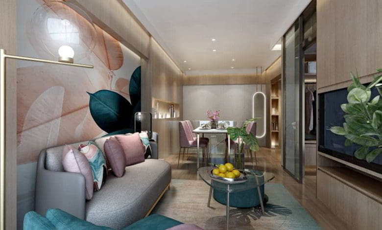 صحنه سه بعدی آپارتمان 188 (تری دی مکس+ ویری)