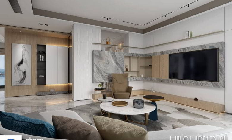 صحنه سه بعدی آپارتمان 198 (تری دی مکس+ ویری)