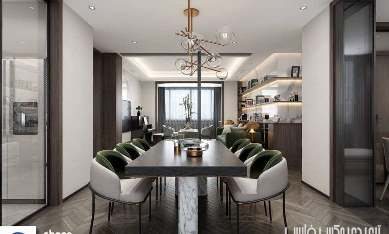 صحنه سه بعدی آپارتمان 202 (تری دی مکس+ ویری)