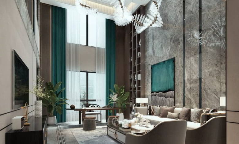 صحنه سه بعدی آپارتمان 220 (تری دی مکس+ ویری)